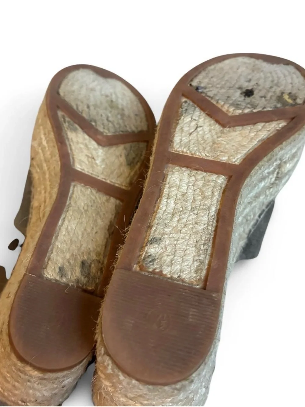 Marc Fisher Adalyn Espadrille Wedges, taupe size 7.5